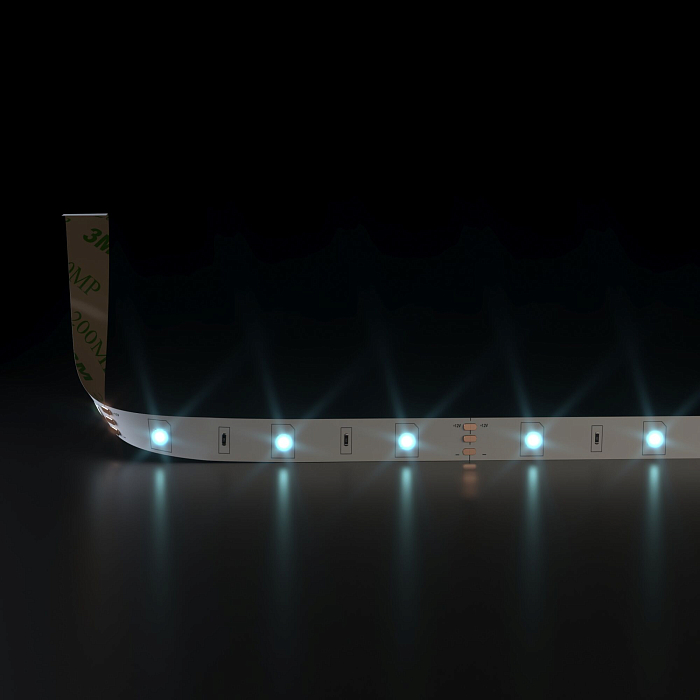 Светодиодная лента Elektrostandard Лента светодиодная 12V 7,2W 30Led 5050 IP20 холодный белый, 5м