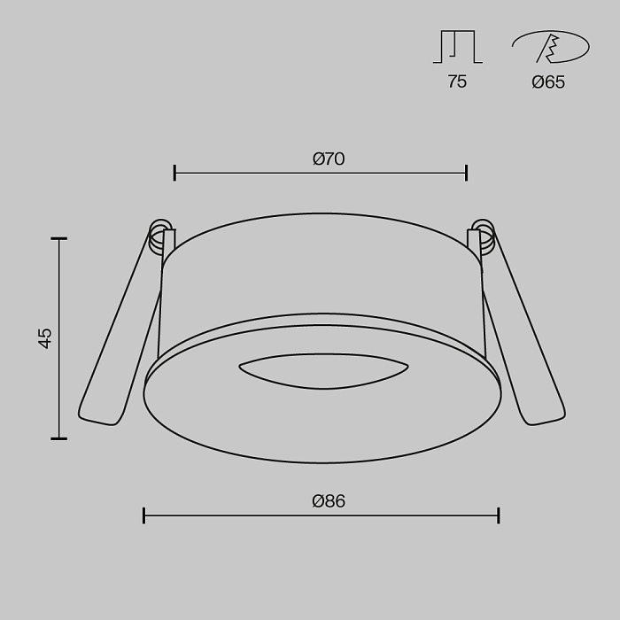 Technical DL027-GU10-W