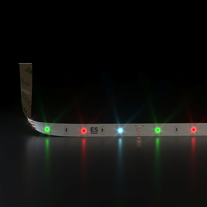 Светодиодная лента Elektrostandard Лента светодиодная 12V 7,2W 30Led 5050 IP20 RGB, 5м