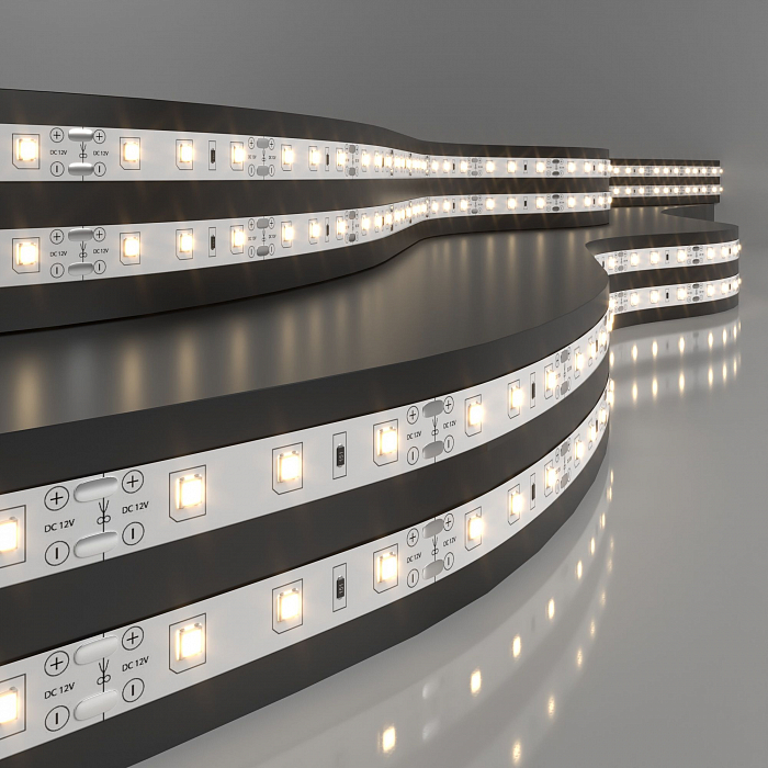 Светодиодная лента Elektrostandard Набор светодиодной ленты 12V 4,8W 60Led 2835 IP20 теплый белый, 5м