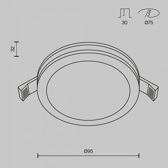Светильник Technical DL303-L12B