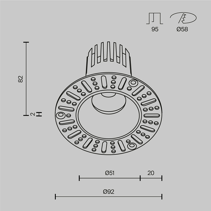 Technical DL124-10W-4K-TRS-W
